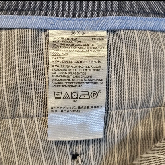 Banana Republic Kentfield Pants Brown Slim Fit Flat Front 100% Cotton - Picture 6 of 11